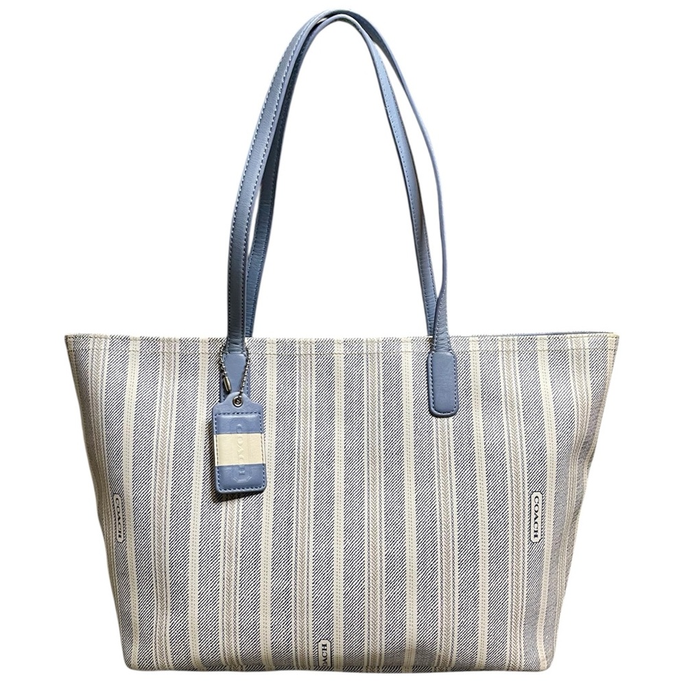 Coach Legacy Striped Weekend Tote Bag